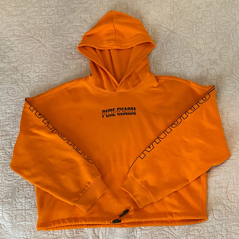 Orange hoodie